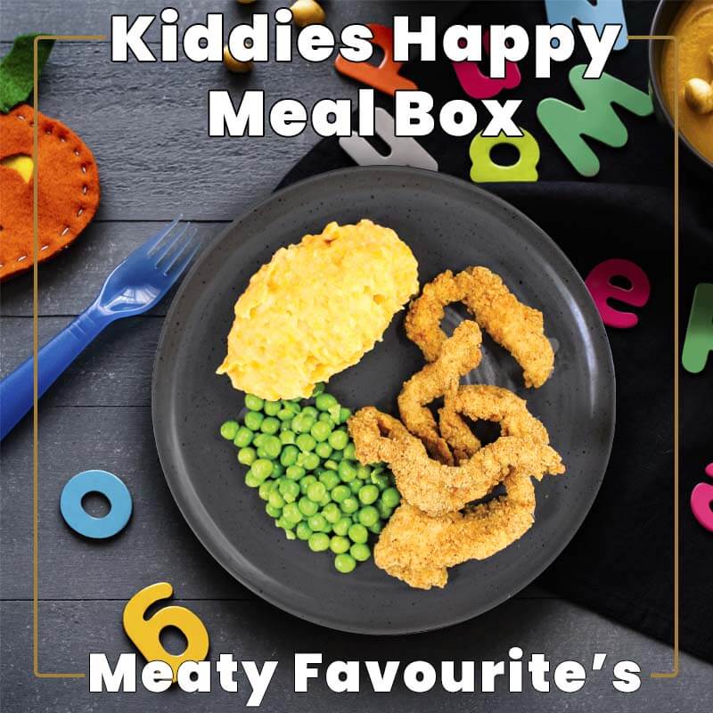 Kiddies Happy Meal Box Meaty Favourites 