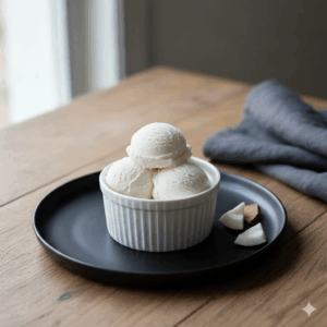 Homemade Coconut Gelato Ice-Cream - 125ml