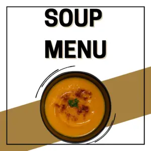 Soup Menu
